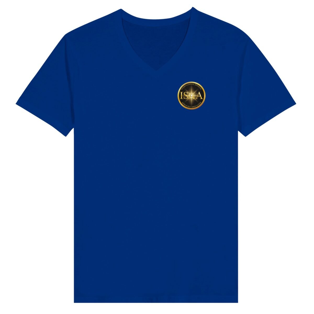 ISAA Premium Unisex V-Neck T-shirt - Navy