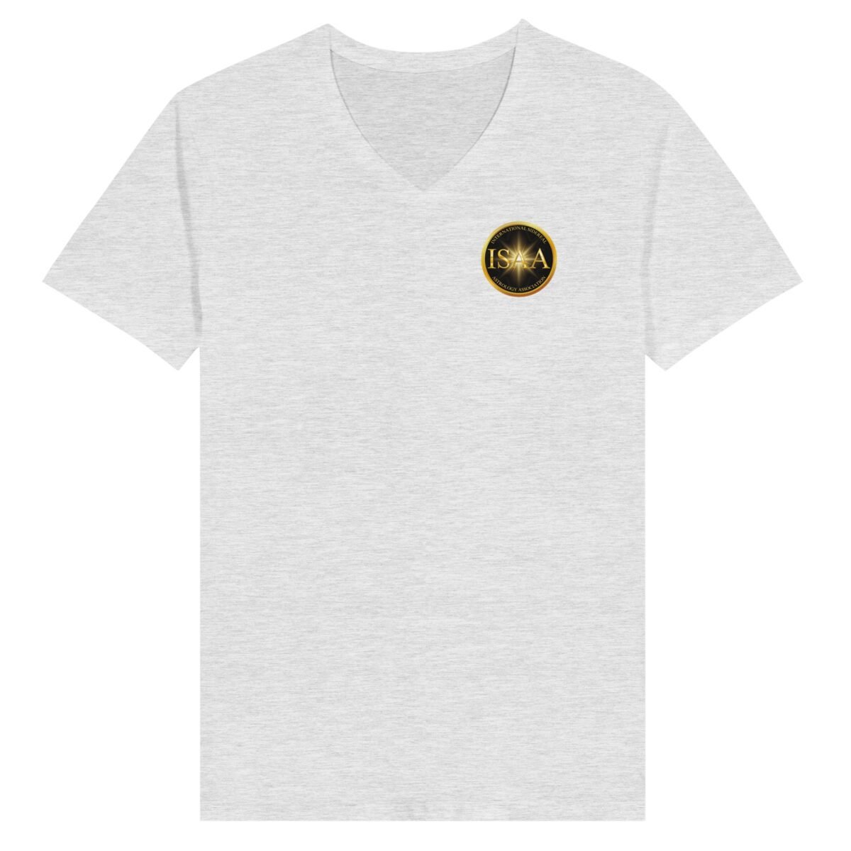 ISAA Premium Unisex V-Neck T-shirt - Gray