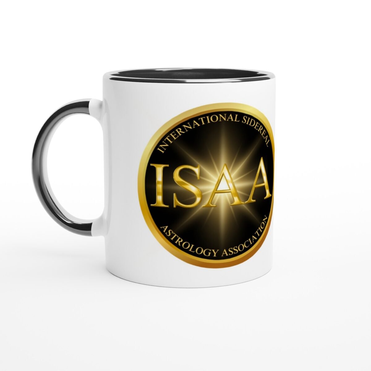 ISAA 11oz Ceramic Mug - White & Black