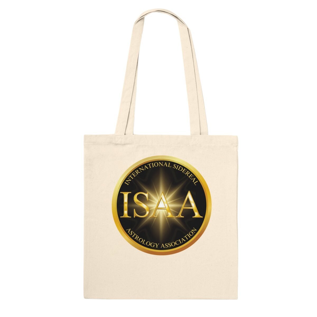 ISAA Premium Tote Bag – Logo - Cream